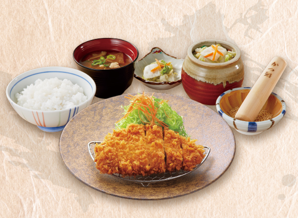 写真：やまと豚ロースかつ定食